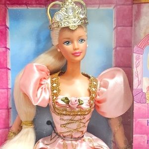 NRFB 1997 Vintage Rapunzel Barbie Magic Fairy Tales Series Pink